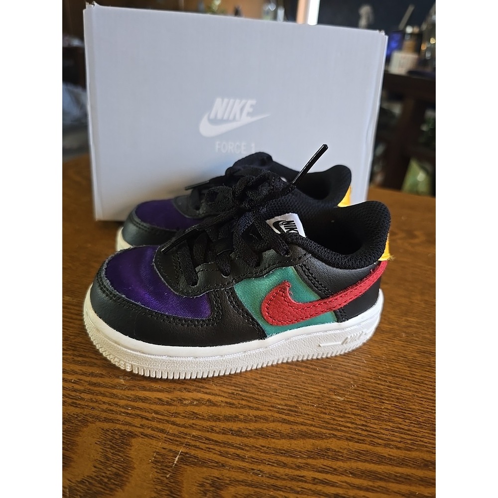 NIKE AIR FORCE 1 06 LV8 Sneaker‎ Shoes DQ3660-001 Kids Toddlers Size 6C